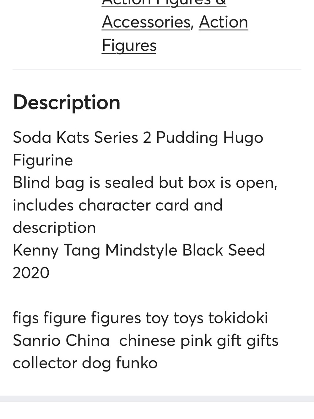 Pudding Hugo Soda Kats Series 2 Figurine New with box - Picture 6 of 6